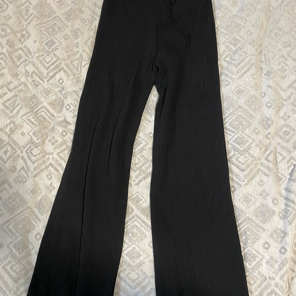 Flare black knit pant - Picture 3 of 4